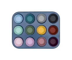 12 Moldes Magdalenas de Silicona