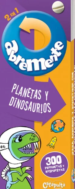 Abremente 2 en 1 - Planetas y dinosaurios