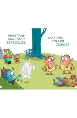 Aprender a leer en la Escuela de Monstruos 3 - Las iguales son especiales
