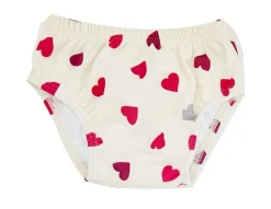 Bañador pañal · Corazones