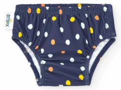 Bañador pañal · Lunares Navy