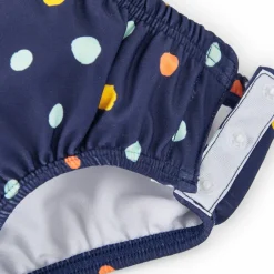 Bañador pañal · Lunares Navy