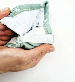 Bañador pañal · Lunares Verde