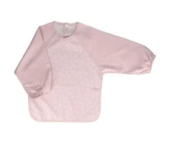 Babero con Mangas Leaves Pink