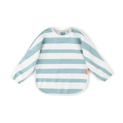 Babero con Mangas Stripes Blue · Done by Deer