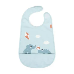 Babero con velcro Playground Blue · Done by Deer