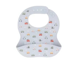 Babero Silicona City Cars