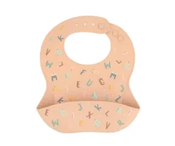 Babero Silicona Funny Letters
