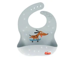 Babero Silicona Skater Dogs