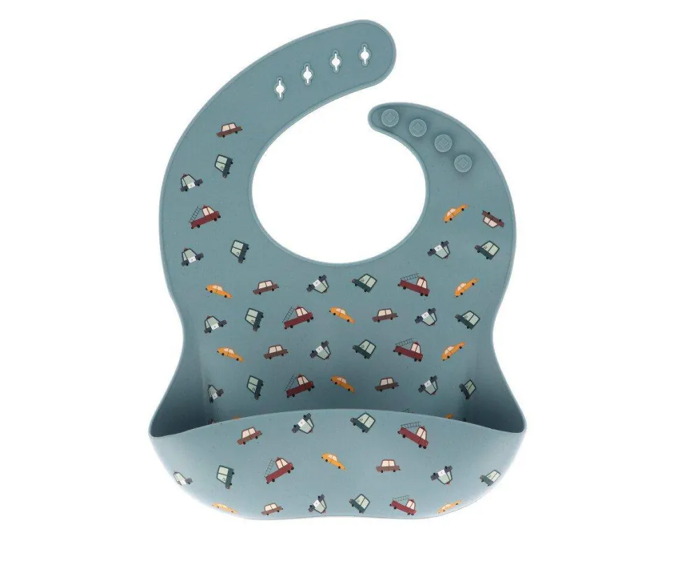 Babero Silicona Vintage Cars