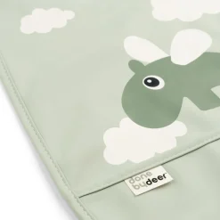 Babero Velcro Happy Clouds Green · Done by Deer