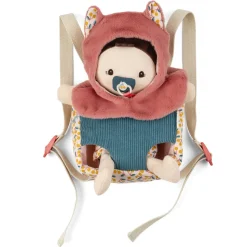 Bebé Jeanne con portabebés · Lilliputiens