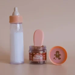 Biberon Mágico y Potito Navidad con cuchara para muñecos · Tiny Harlow