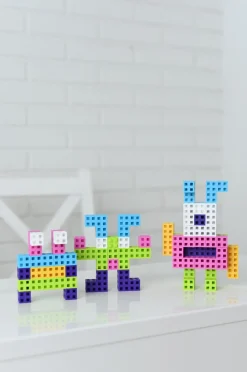 Bloques Meli · Cube 100 piezas Pastel