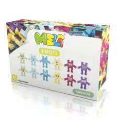 Bloques Meli · Emoti Rainbow · 12 piezas