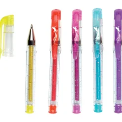 Bolígrafos gel con purpurina de Unicornio · Moses
