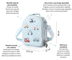 Bolsa Merienda Térmica 3D City Cars