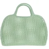 Bolso Plástico Retro Vintage · Sage