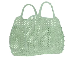 Bolso Plástico Retro Vintage · Sage