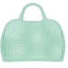Bolso Plástico Retro Vintage · Sea Green