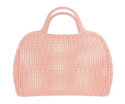 Bolso Plástico Retro Vintage · Pink Quartz