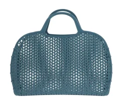 Bolso Plástico Retro Vintage · Sky