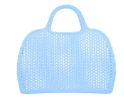 Bolso Plástico Retro Vintage · Serenity Blue