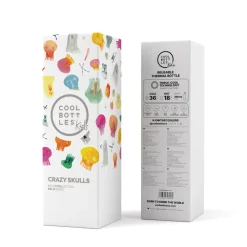 Botella Acero Crazy Skulls 260ml · Cool Bottles