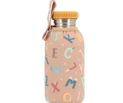 Botella Acero Funda Funny Letters 500ml