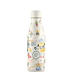 Botella Acero Messy Robots 350ml · Cool Bottles