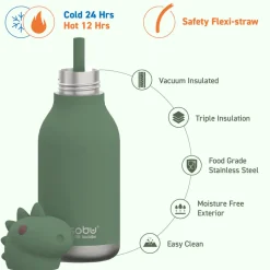 Botella Bestie Dinosaur 460ml · Asobu