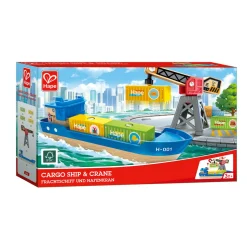 Buque de Carga y Grúa · Hape