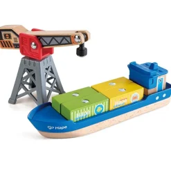 Buque de Carga y Grúa · Hape