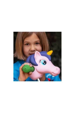 Cabeza Unicornio Rosa y Morado