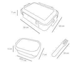Caja Almuerzo Bento The Three Little Pigs