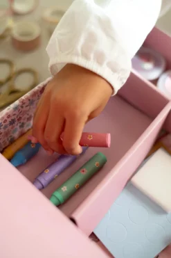 Caja creatividad XL Rosa · Little Dutch