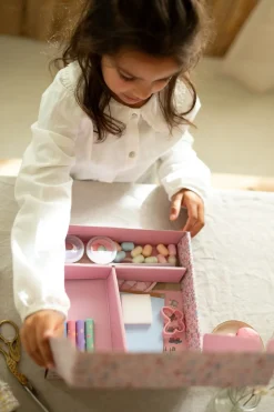 Caja creatividad XL Rosa · Little Dutch