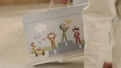 Caja de juego con Pista de Carreras · Little Dutch