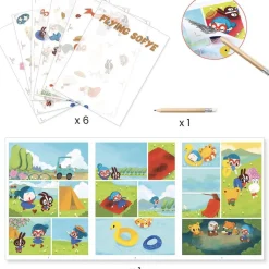 Calcomanía Comic Flying Sofye · DJECO