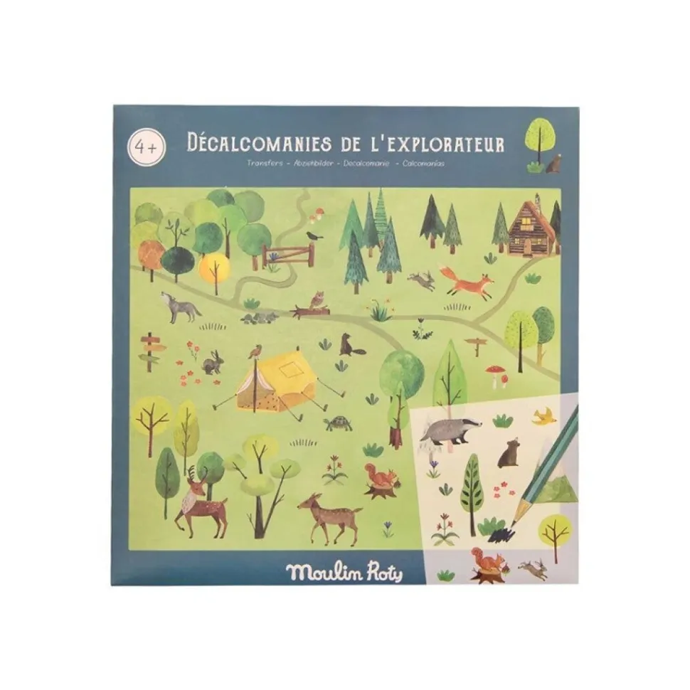Calcomanías El Explorador · Moulin Roty