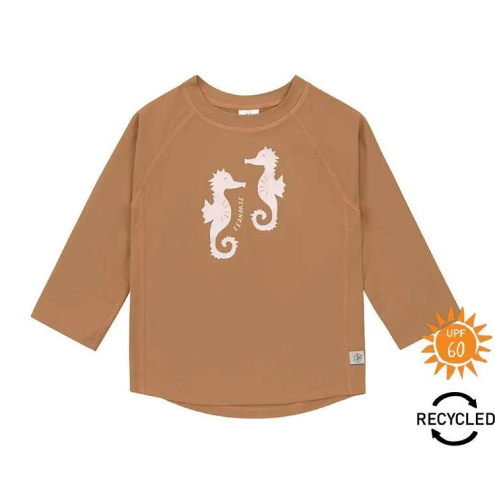 Camiseta Protección Solar Manga Larga LÄSSIG · Seahorse Caramel