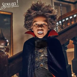 Capa de Drácula + dientes · Souza 4-8 años