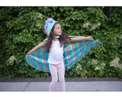 Capa Reversible Dragon y Unicornio Blue · Great Pretenders 5-6 años