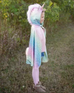 Capa Reversible Dragon y Unicornio · Great Pretenders 5-6 años