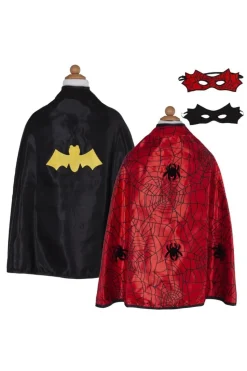 Capa Reversible Spiderman/Batman Great Pretenders 3-4 años
