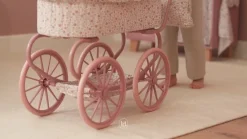 Carrito capazo metal Flores & Mariposas · Little Dutch