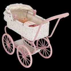 Carrito capazo metal Flores & Mariposas · Little Dutch