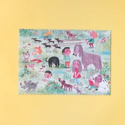 Cats & Dogs puzzle reversible · Londji