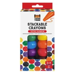 Ceras infantiles apilables Retro Rainbow · Tiger Tribe