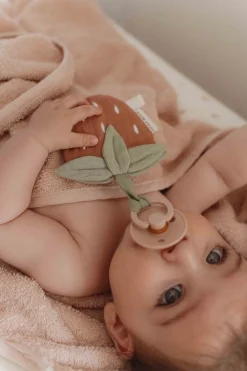 Chupetero de muselina Fresa · Little Dutch